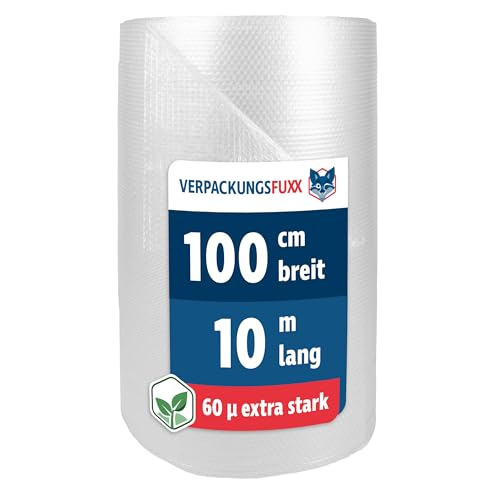 VERPACKUNGSFUXX Luftpolsterfolie Rolle 100cm x 10m