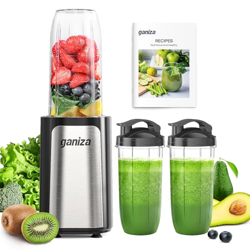 Ganiza Mixer, 900W Mini Smoothie Maker