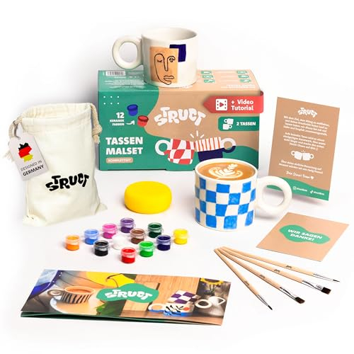 STRUCT® Keramik Bemalen Set