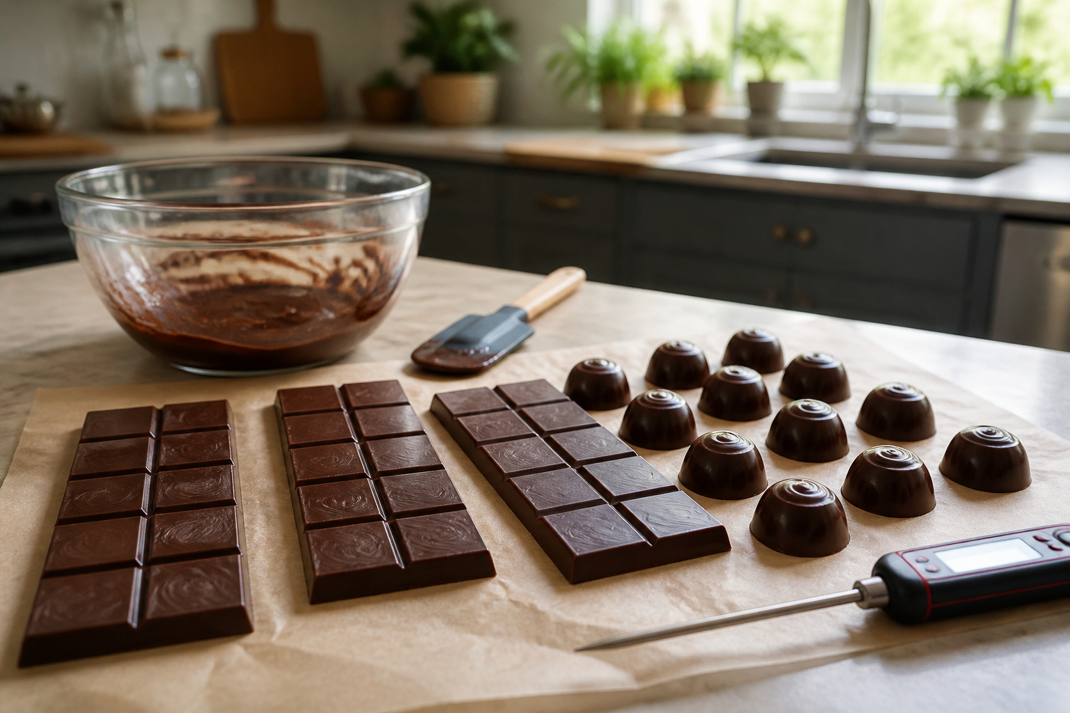 Selbstgemachte Pralinen ohne Temperiermaschine