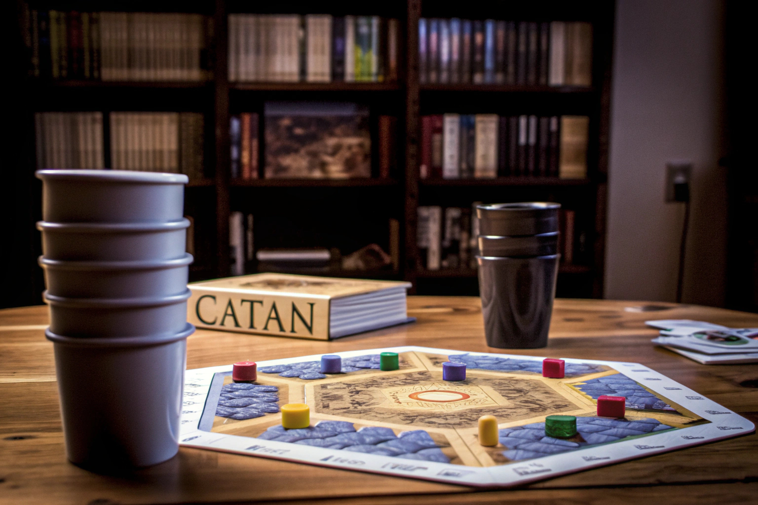 Catan Brettspiel Szene