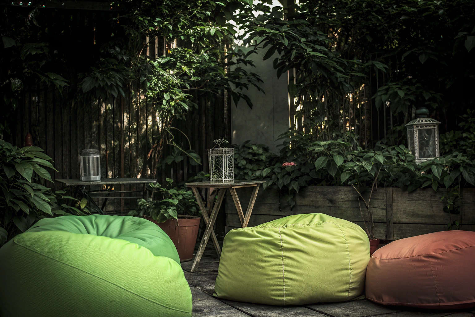 Bunte Terrasse