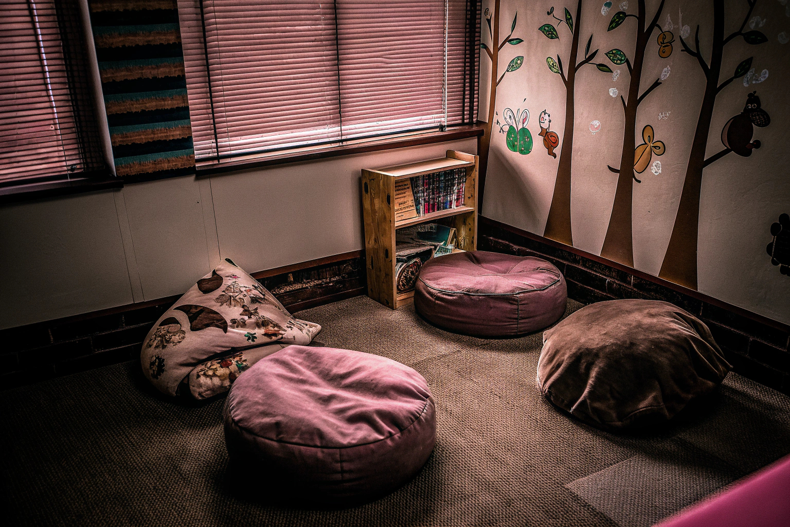 Dekorationsideen für Kinderleseecke