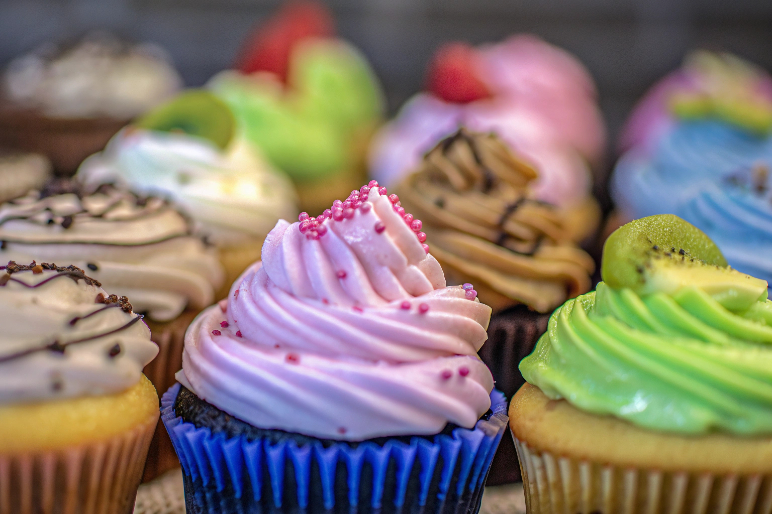 Dekorierte Cupcakes