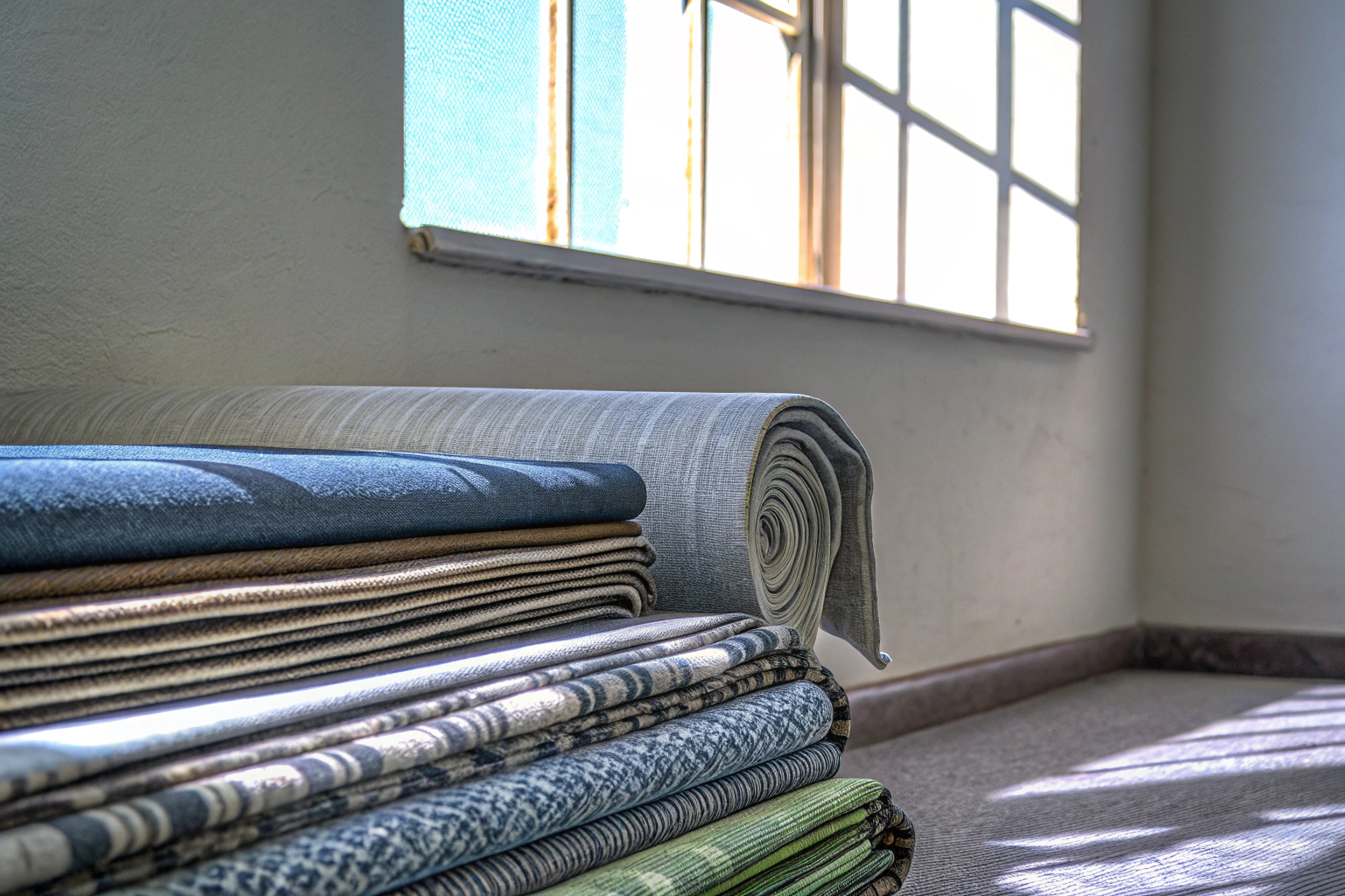 Verschiedene Yogamatten
