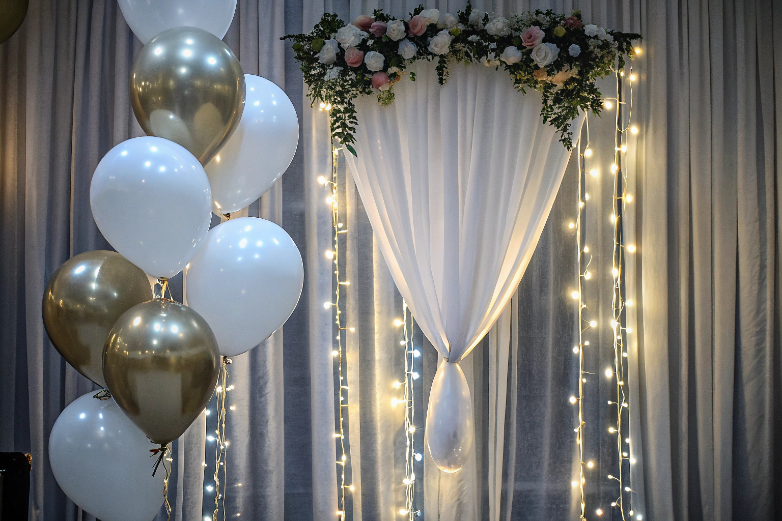 Ballon-Dekoration für Hochzeiten