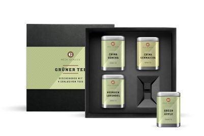 Grüner Tee Geschenkbox