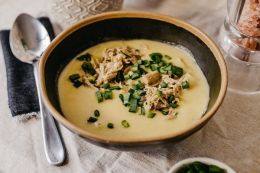 Kartoffel-Cremesuppe mit Kerbel