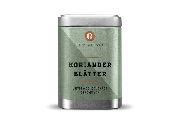 Korianderblätter gerebelt