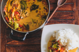 Rotes Korma Gemüse Curry