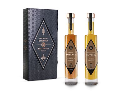 Geschenkset Balsamico und Olivenöl