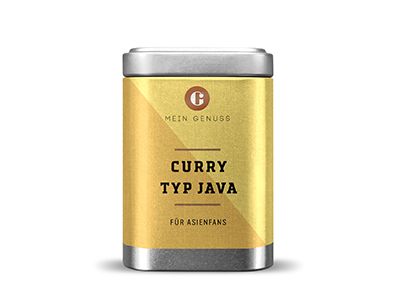 Curry Pulver Typ Java