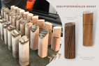 MEIN GENUSS Regionale Pfeffermühlen aus heimischem Holz