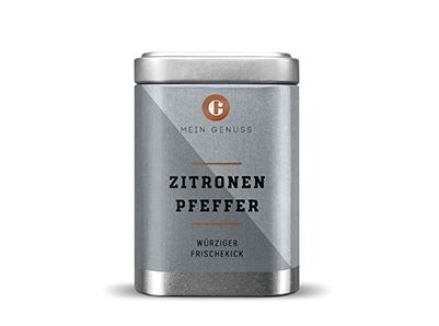 Zitronenpfeffer Gewürzzubereitung