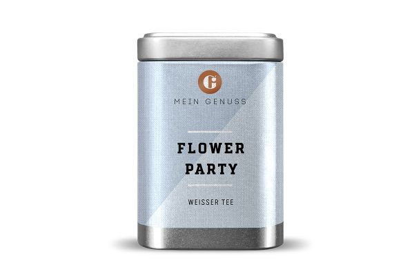 Flowerparty Weisser Tee