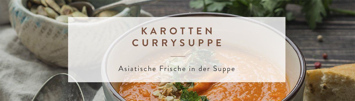 Karottensuppe mit Curry Rezept |exotische Suppe| MEIN GENUSS