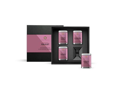 Orientalische Geschenkbox mit 4 Gewürzen