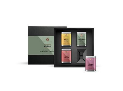 Vegan Geschenkbox mit 4 Gewürzen