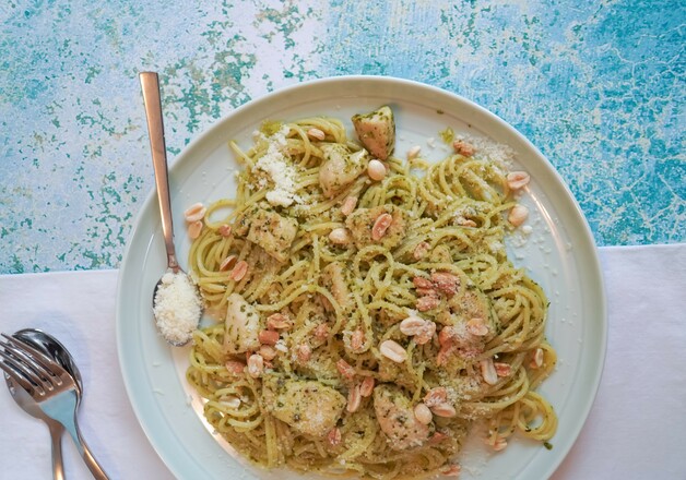 Spaghetti mit Lachs-Zitronensoße Rezept | MEIN GENUSS