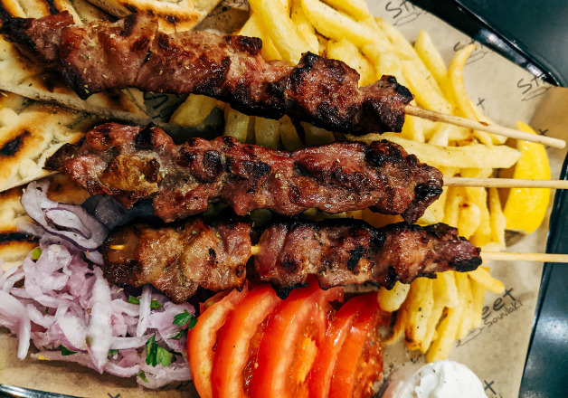 Griechische Souvlaki Rezept | Fleischspieße | MEIN GENUSS