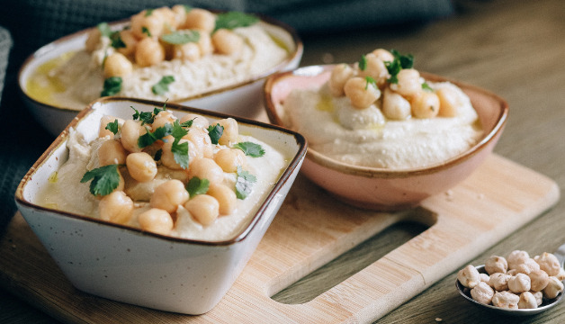 Hummus mit Zatar Gewürz