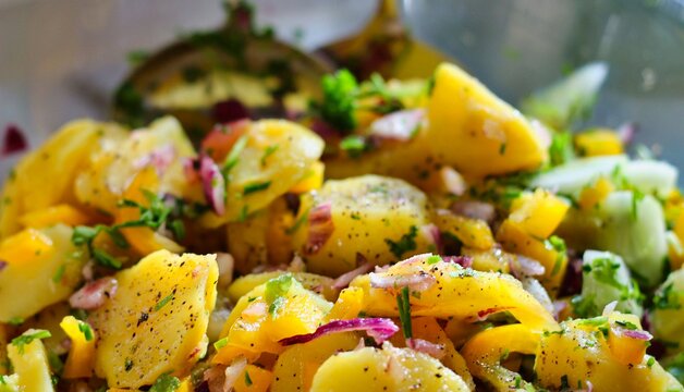 Kartoffelsalat für eine Grillparty