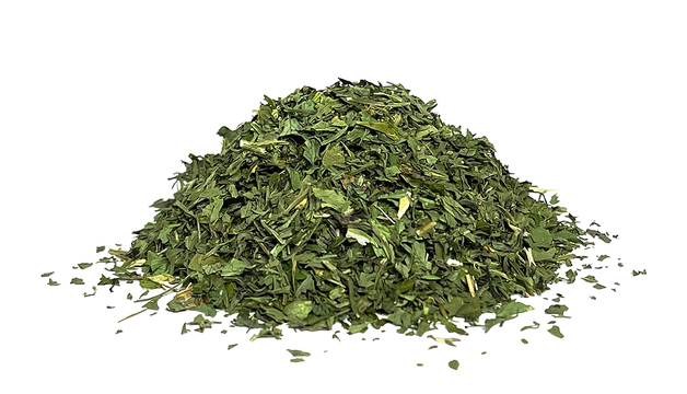 Korianderblätter gerebelt