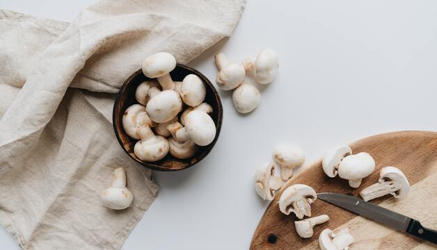 Champignons für Pilzsuppe