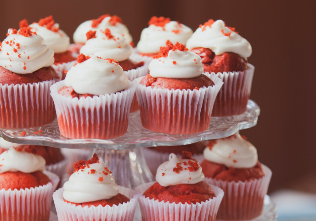 Red Velvet Muffins Valentinstags-Rezept