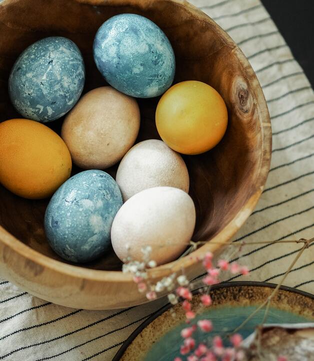 Muster und Maserungen für deine Ostereier