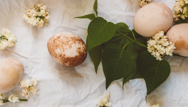 Ostereier zum Osterfrühstück