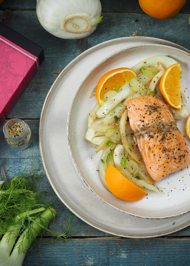 Lachs für die Sommerküche