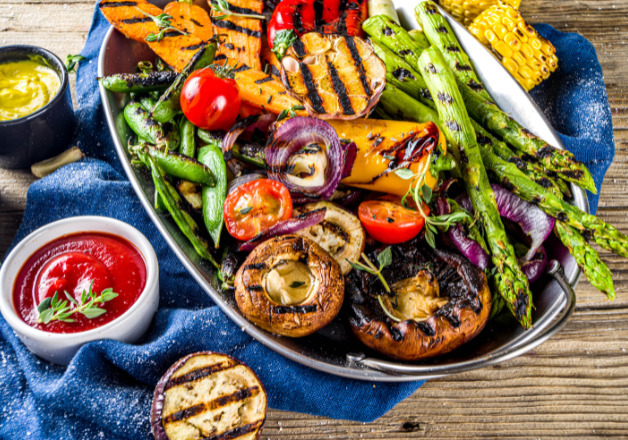 Speisen für Barbecue Party