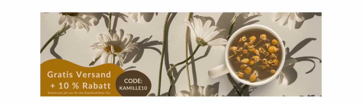 Kamillentee für Magen