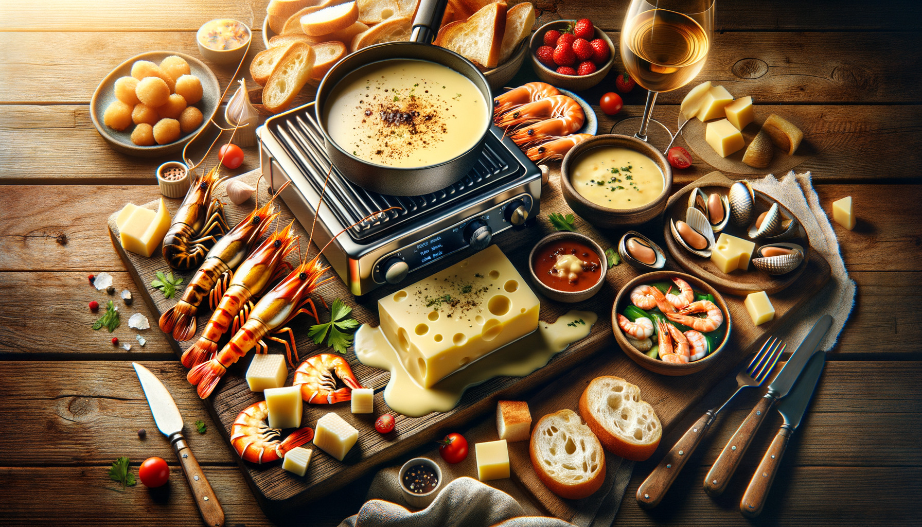 Raclette Fondue Kombi - Genussvolle Abende erleben! Raclette Fondue Kombi - Genussvolle Abende erleben!