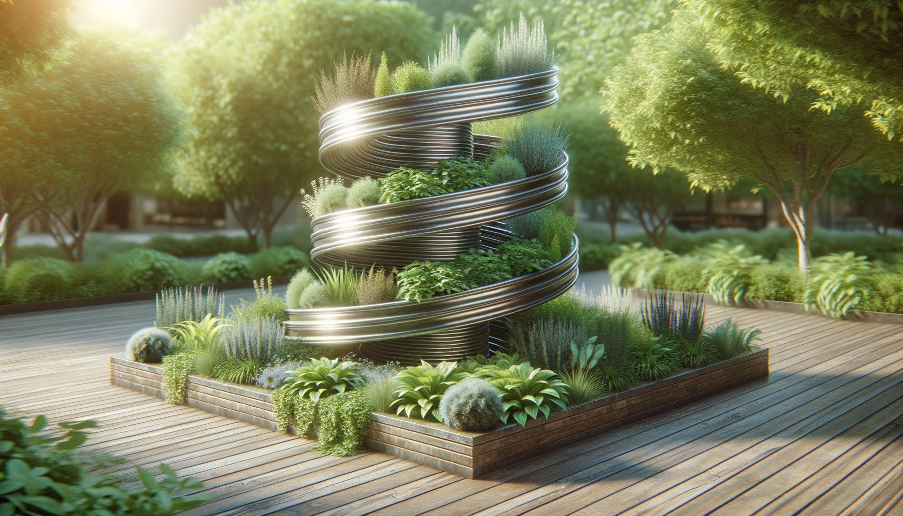 Kräuterschnecke Metall – Dein Gartenhighlight 2024! Kräuterschnecke Metall – Dein Gartenhighlight 2024!