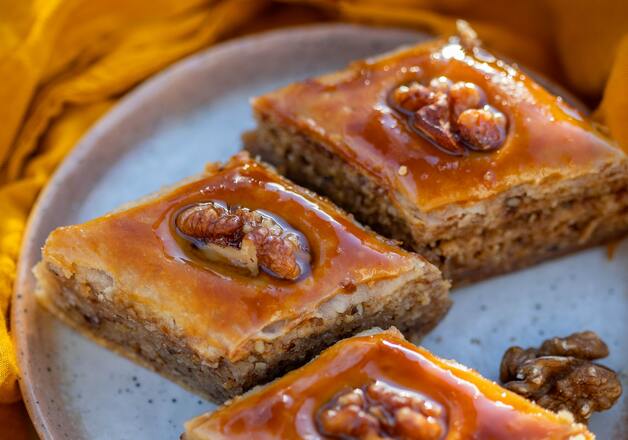Baklava Baklava und griechische Nachspeisen