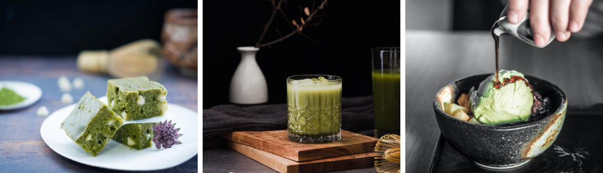 Verwendung von Matcha