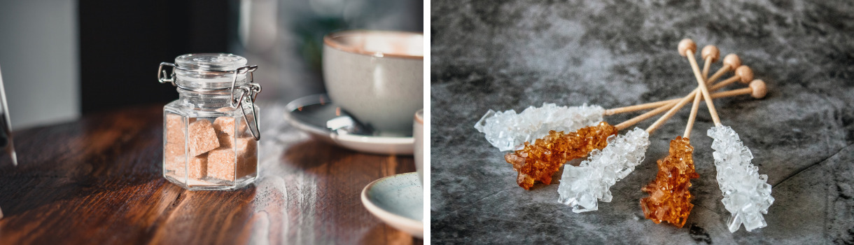 Zucker zum Süßen von Tee