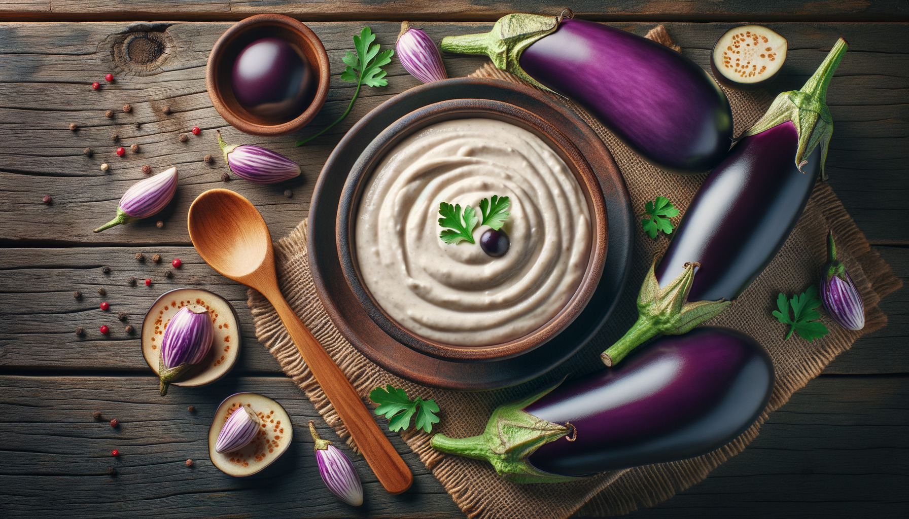 Auberginen Creme – Dein Dip für den Gaumenzauber!