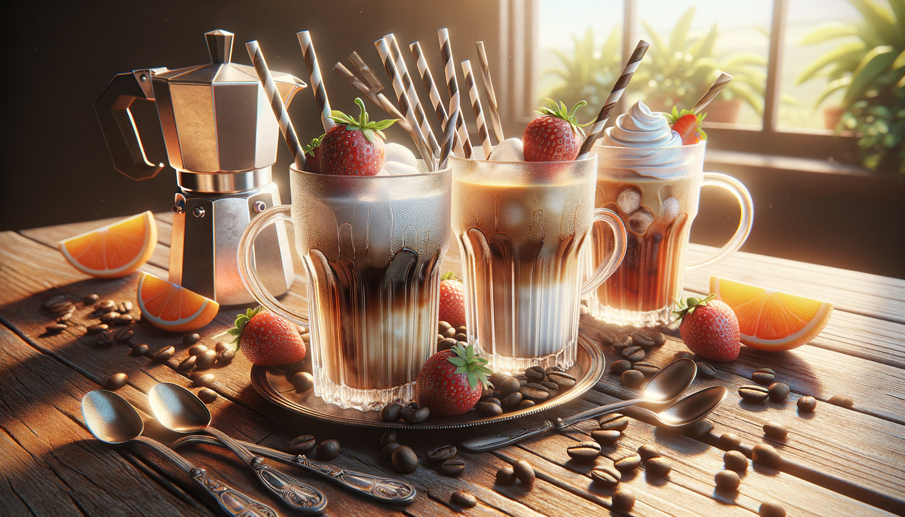 Sommer-Genuss: Eiskaffee Gläser mit Strohhalm | MeinGenuss
