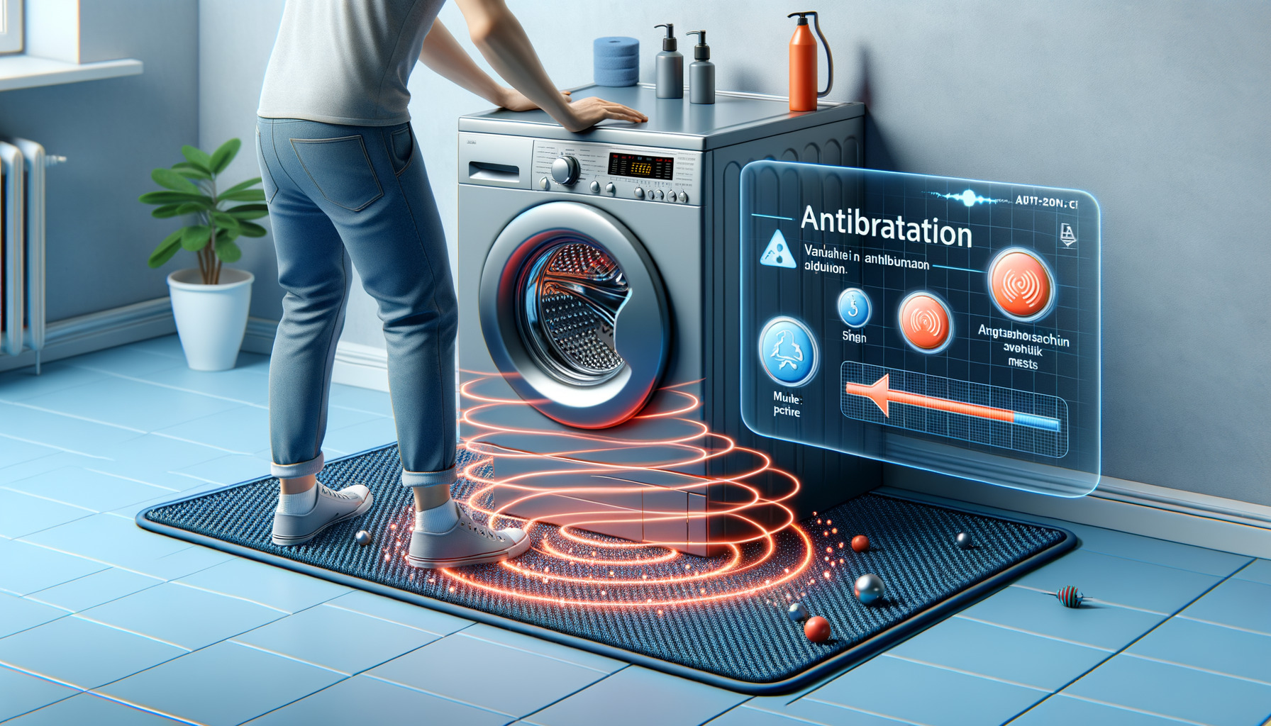Nie mehr Lrm! Antivibrationsmatte fr Waschmaschinen Nie mehr Lrm! Antivibrationsmatte fr Waschmaschinen