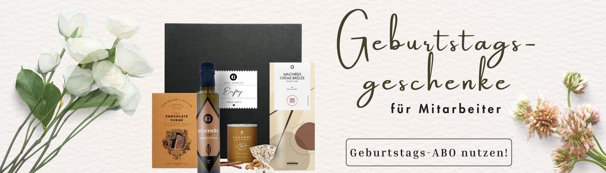 Geburtstagsgeschenke für Mitarbeiter