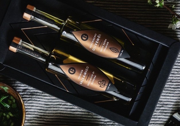 Essig und Öl Set als Kundengeschenk