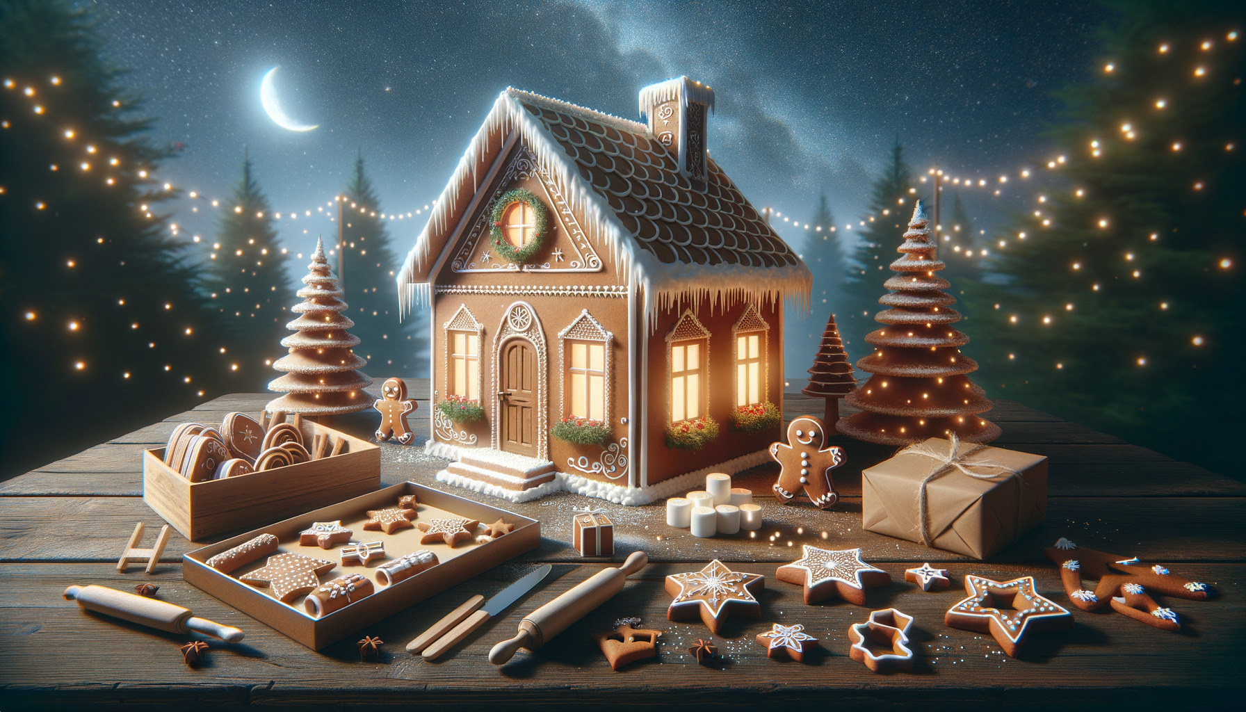 Lebkuchenhaus Bausatz – Dein Zauberwerk zu Weihnachten! Lebkuchenhaus Bausatz – Dein Zauberwerk zu Weihnachten!