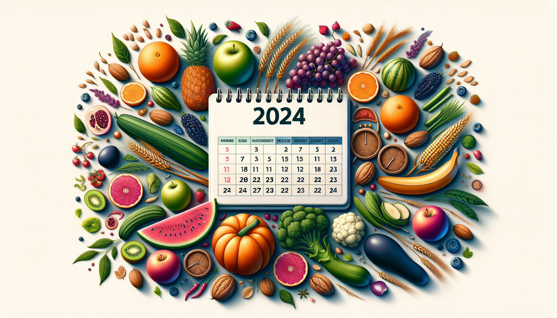 Saisonkalender 2024 Genuss im Einklang der Natur!