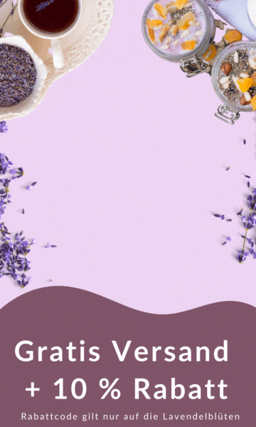 Lavendelblüten in der Schwangerschaft Pop Up mobil