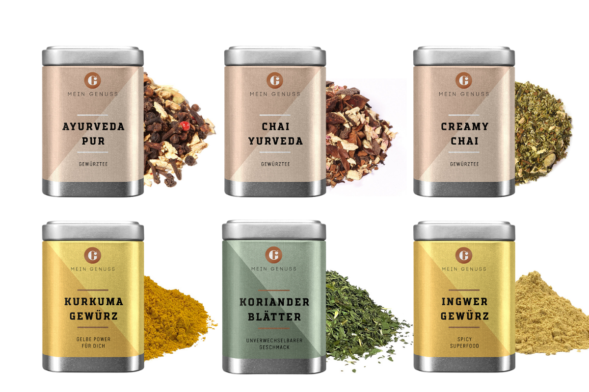 Yoga-Tee Bio | Kräutertee Gewürztee | "Ayurveda Vata" | Loser Tee | 70g